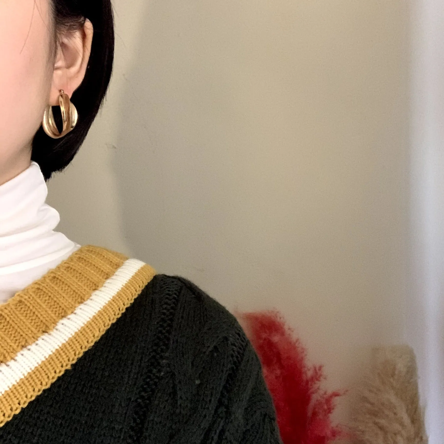 Big Twisted Hoop earrings
