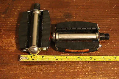 Bike Bicycle Classic Block Pedals 9/16