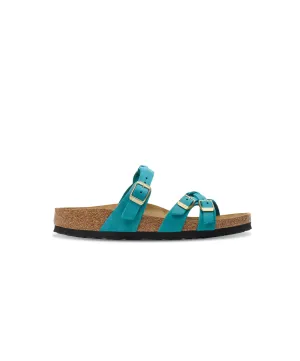 Birkenstock Franca Oiled Leather Braided Biscay Bay Sandals