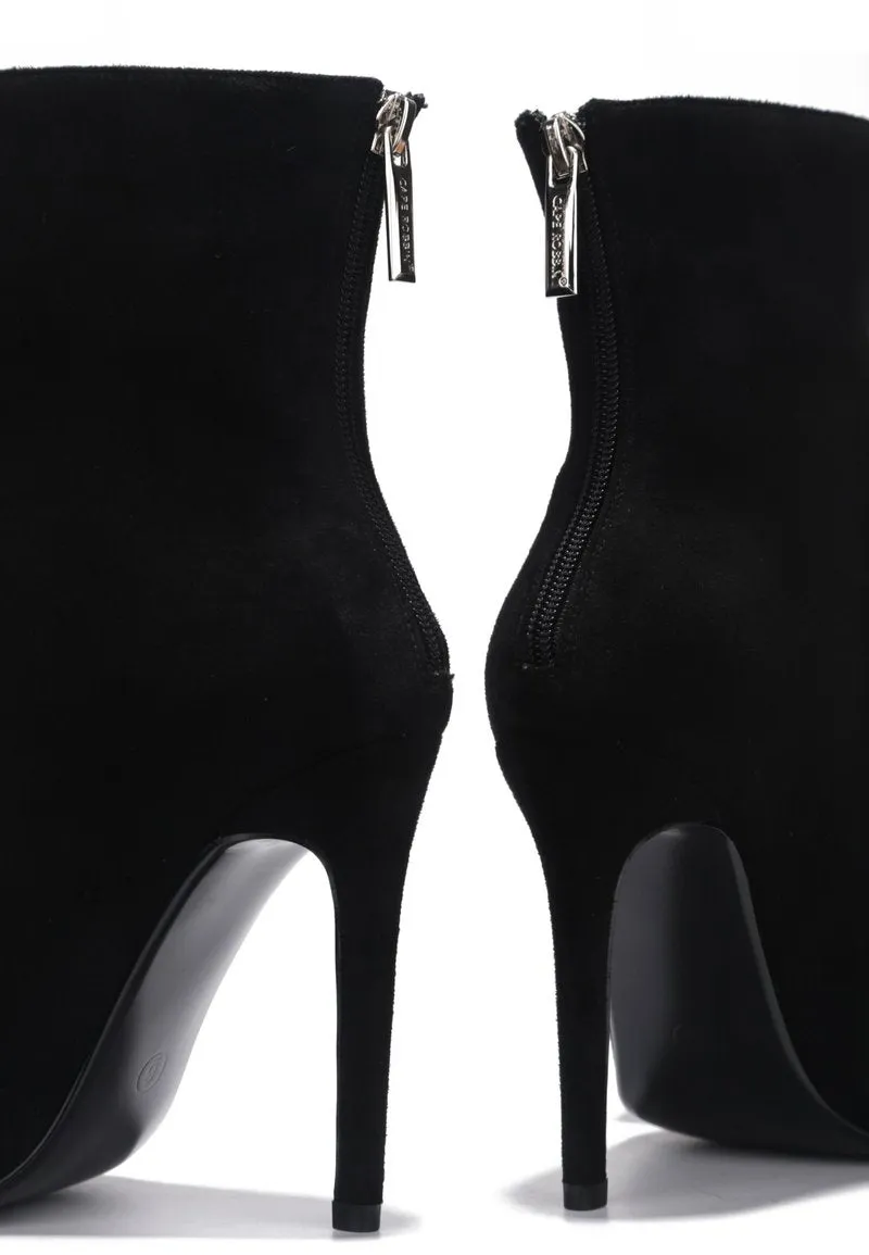 Blinged Bow Tie Bootie