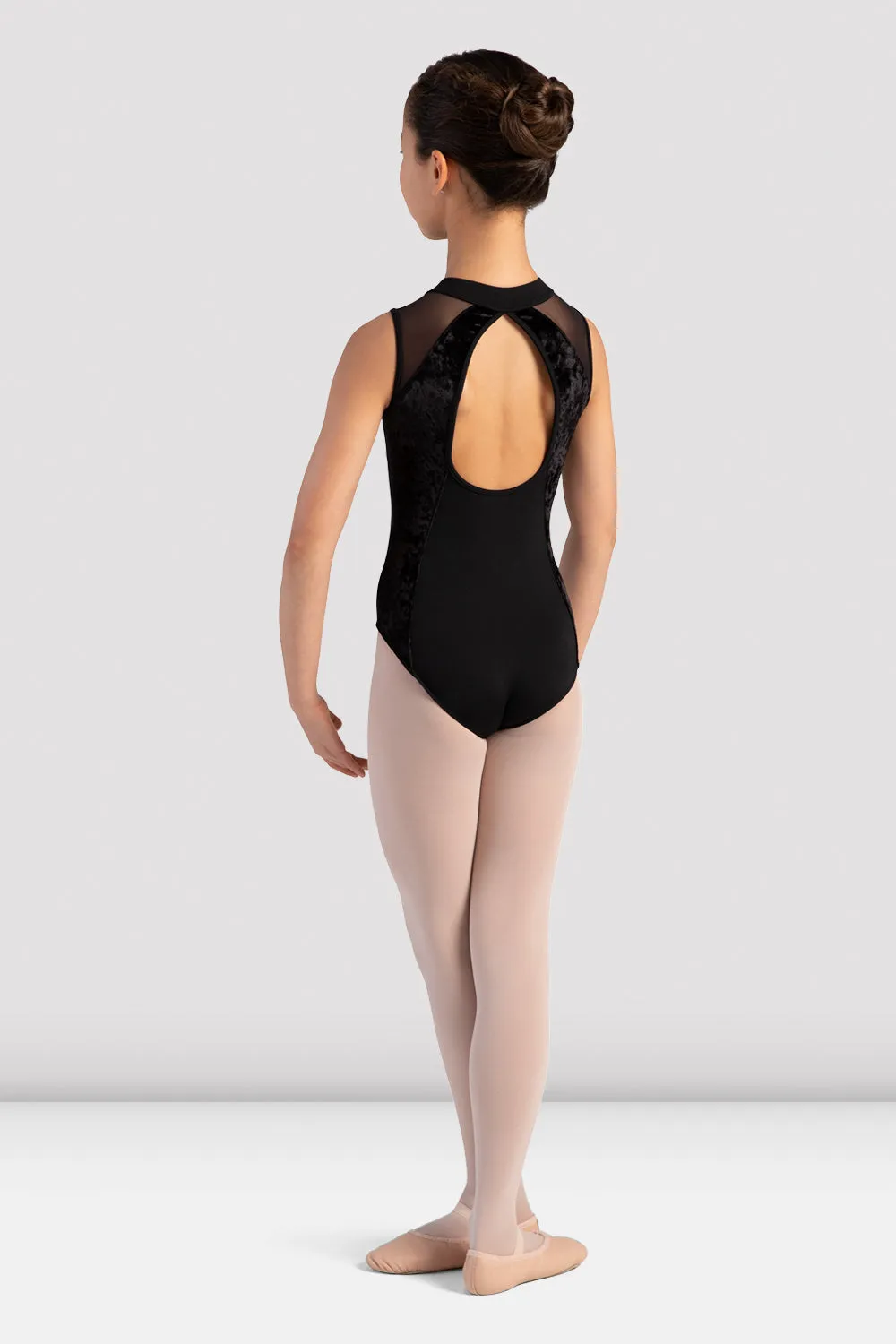 Bloch CL1035 Maddison Velvet Zip Front Leotard