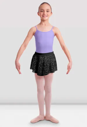Bloch Girl’s Chanelle Black Mesh Pull On Skirt