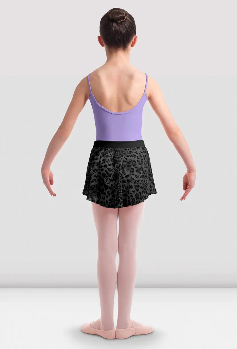Bloch Girl’s Chanelle Black Mesh Pull On Skirt