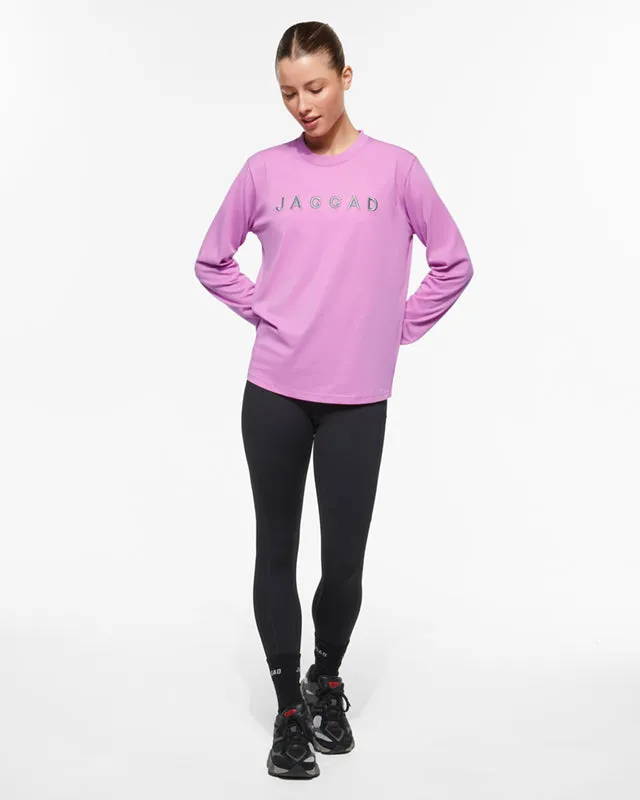 BLOCK CLASSIC LONG SLEEVE TEE FUCHSIA