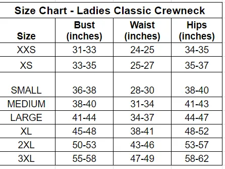 Block Friends Ladies' Classic Crewneck