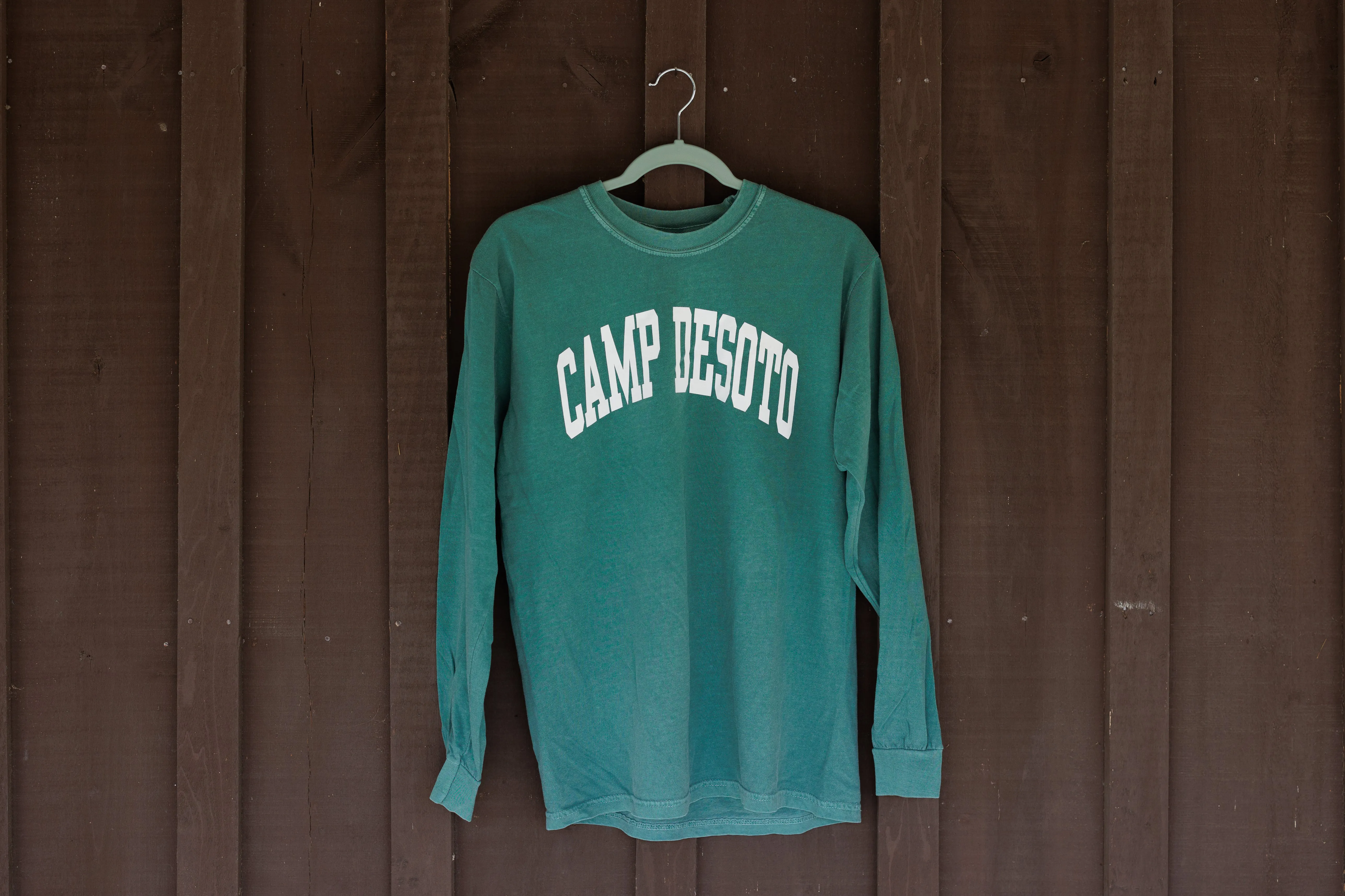 Block Letter Long Sleeve – Light Green