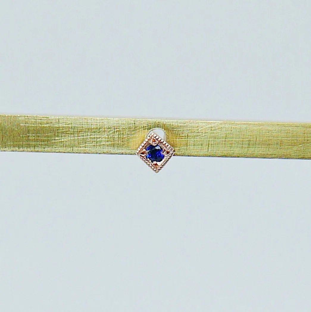 Block Stud Earring