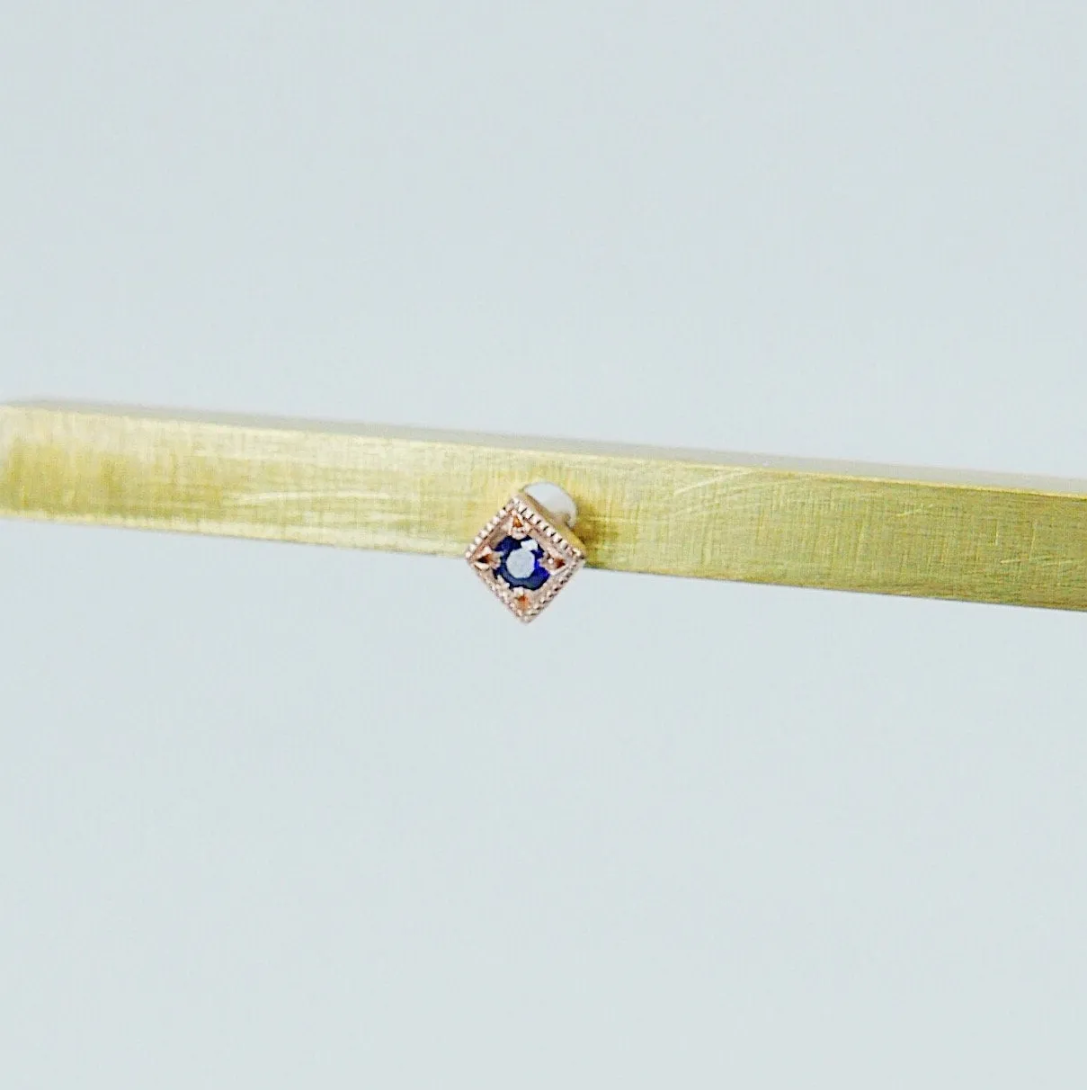 Block Stud Earring