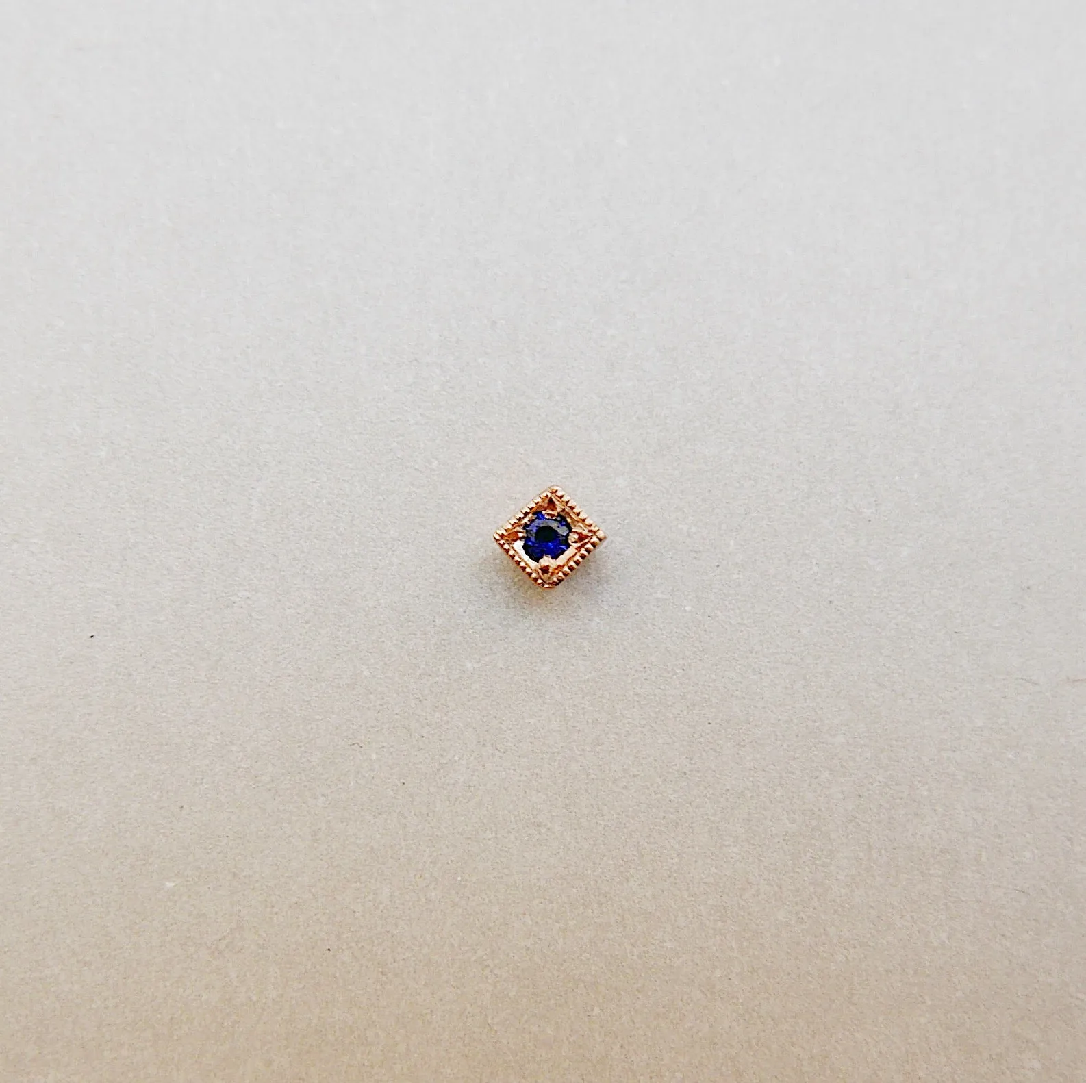 Block Stud Earring