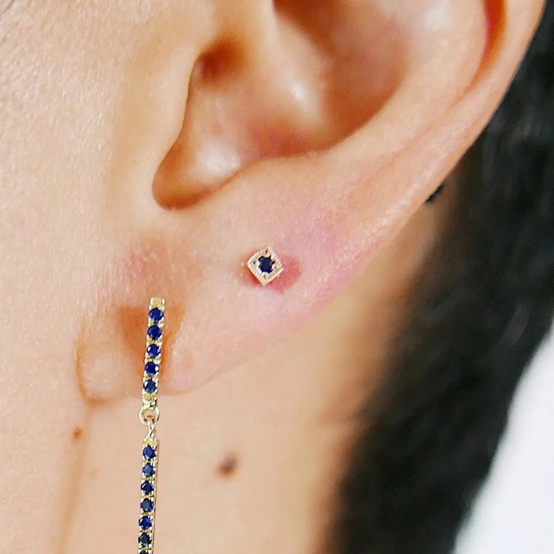 Block Stud Earring