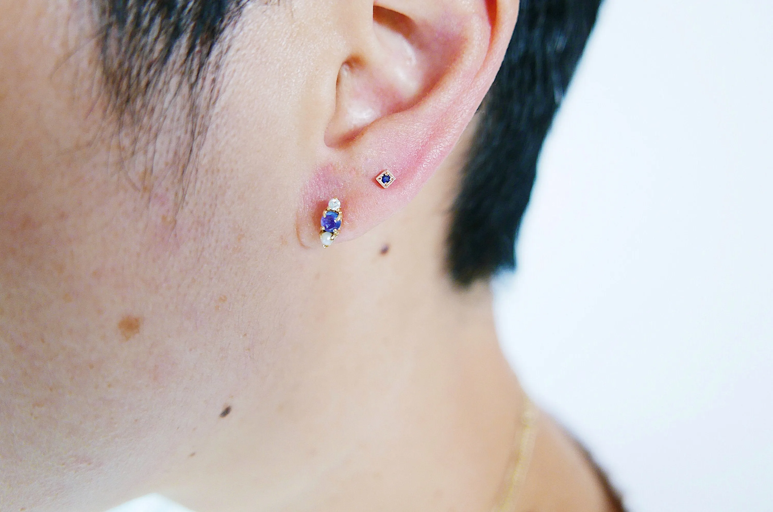 Block Stud Earring