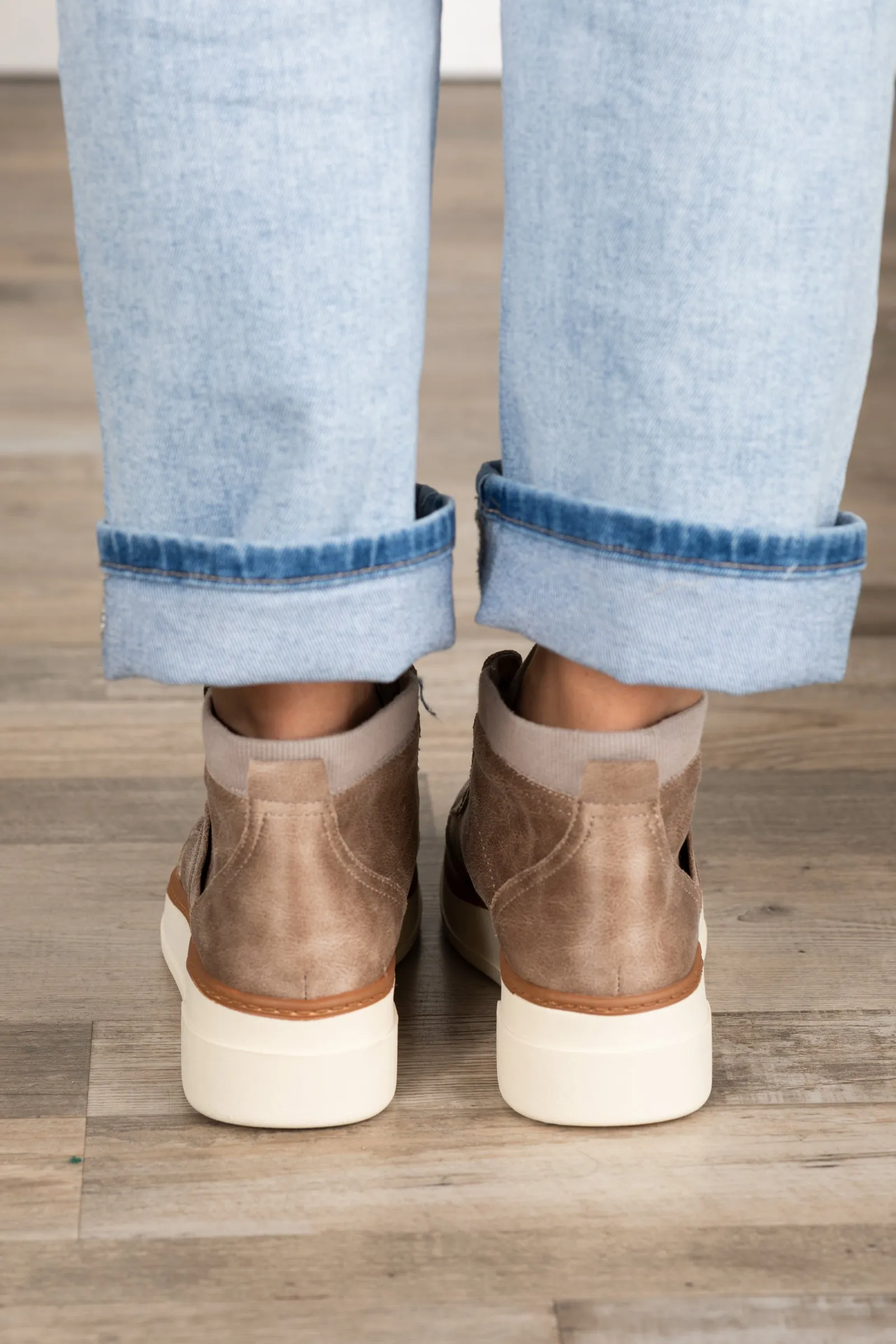 Blowfish Tan Wedge Sneaker