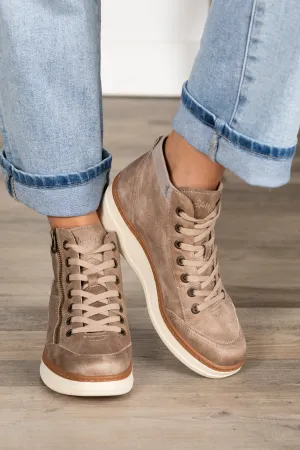 Blowfish Tan Wedge Sneaker