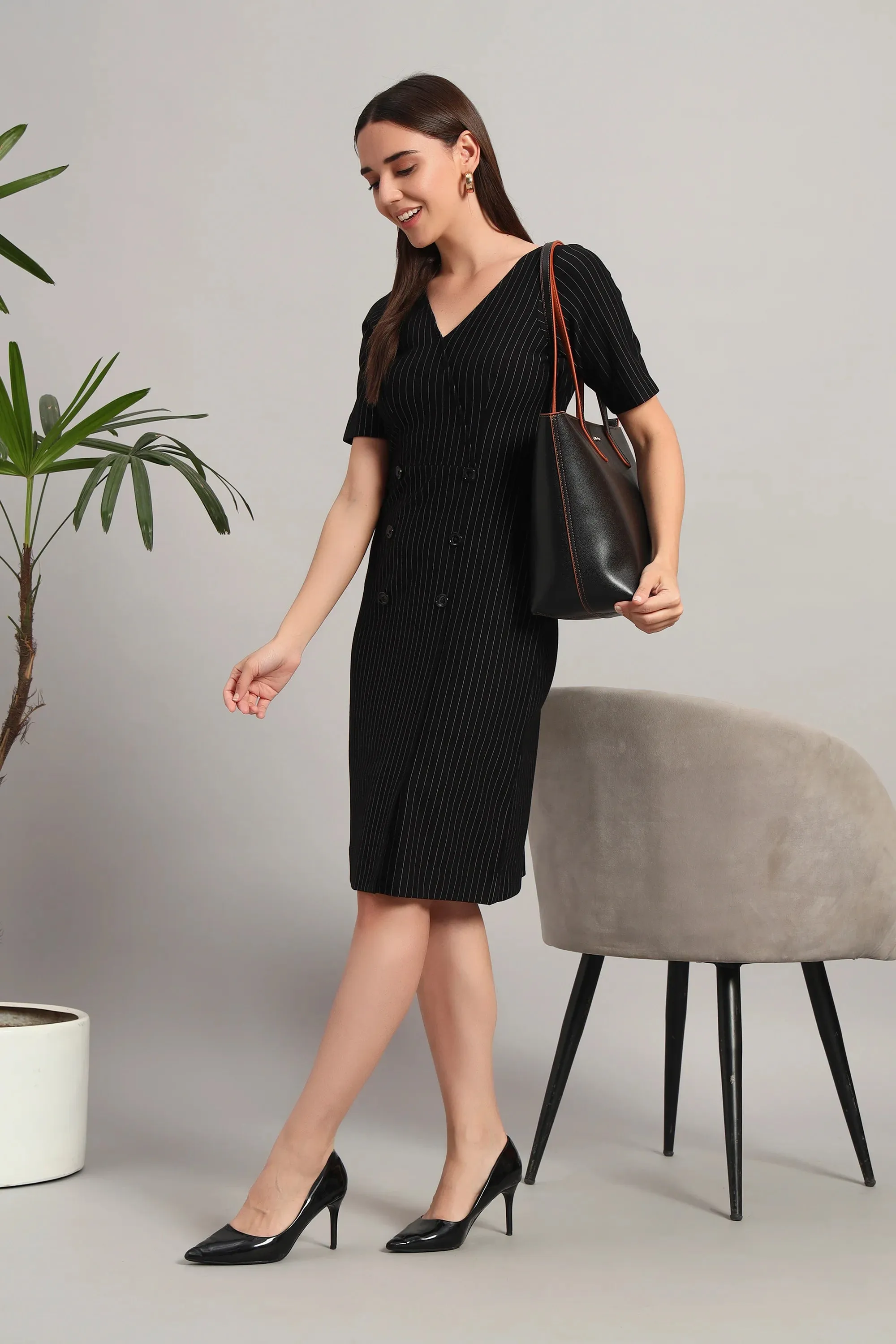 Boardroom to Brunch, Black Dress