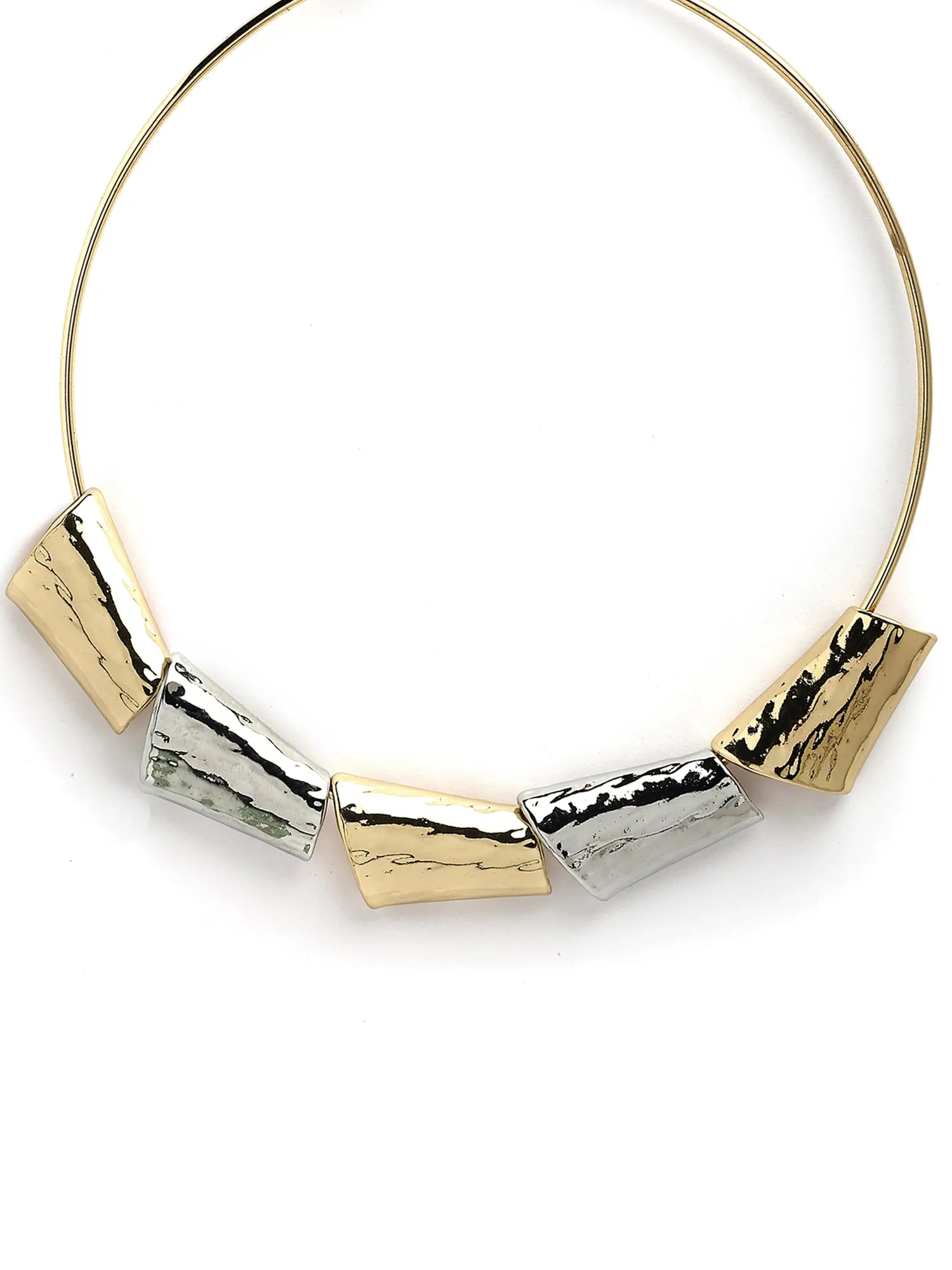 Bohey by KARATCART Gold and Silver Plated Necklace for Women