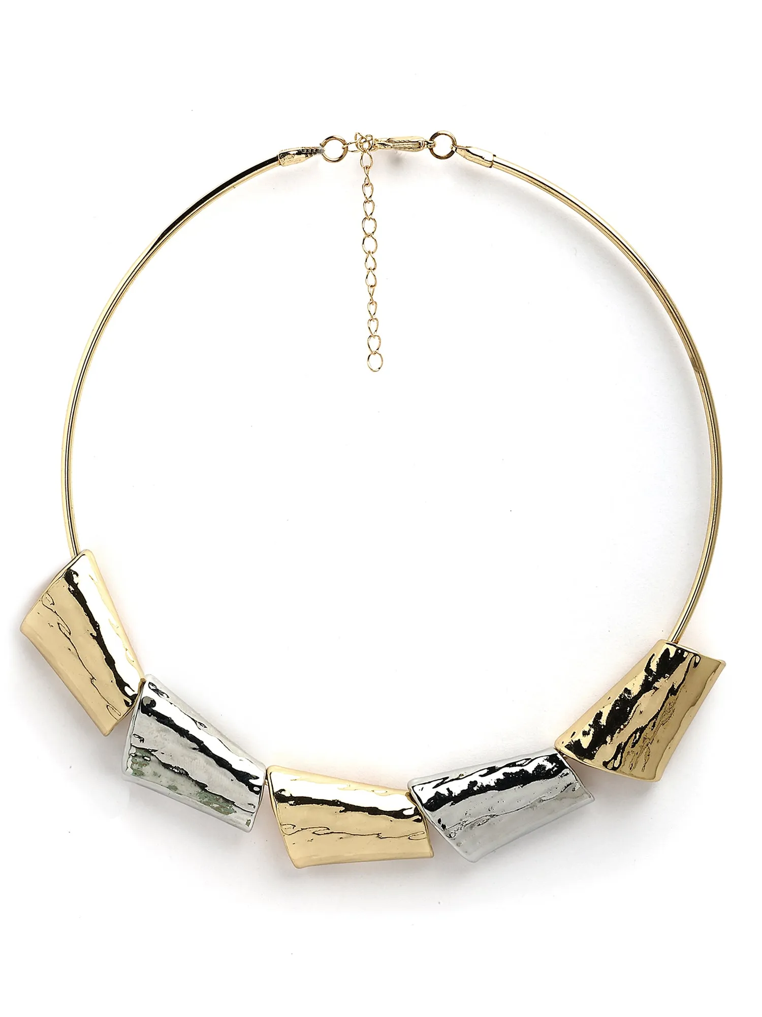 Bohey by KARATCART Gold and Silver Plated Necklace for Women
