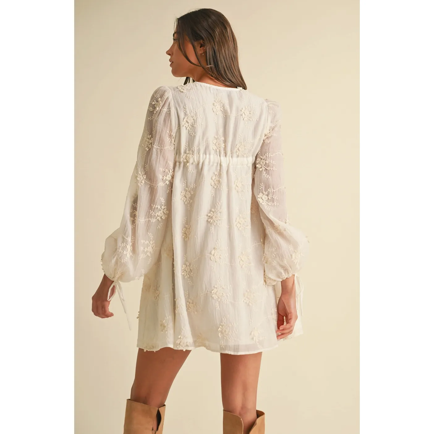 Boho Embroidered Dress