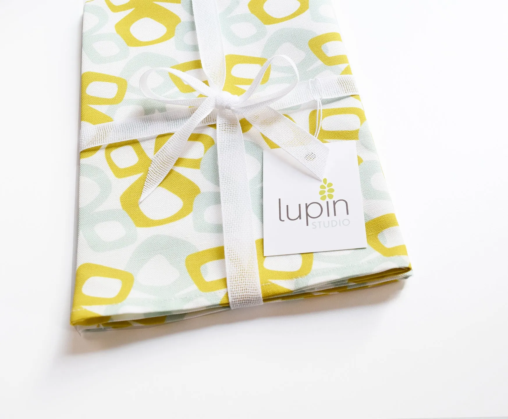 Bow Linen Cotton Tea Towel (18.5x25) – Mint