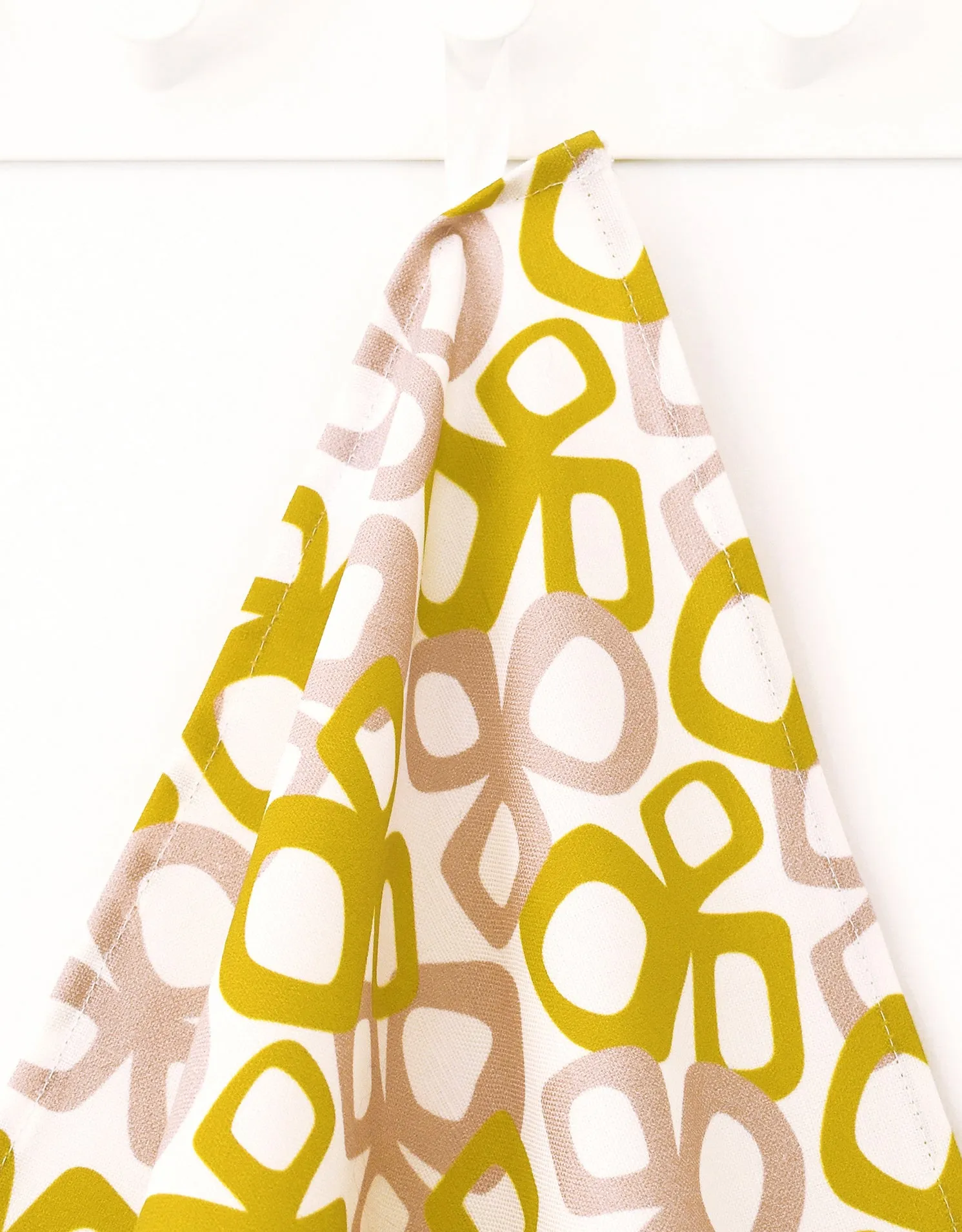 Bow Linen Cotton Tea Towel (18.5x25) – Mustard