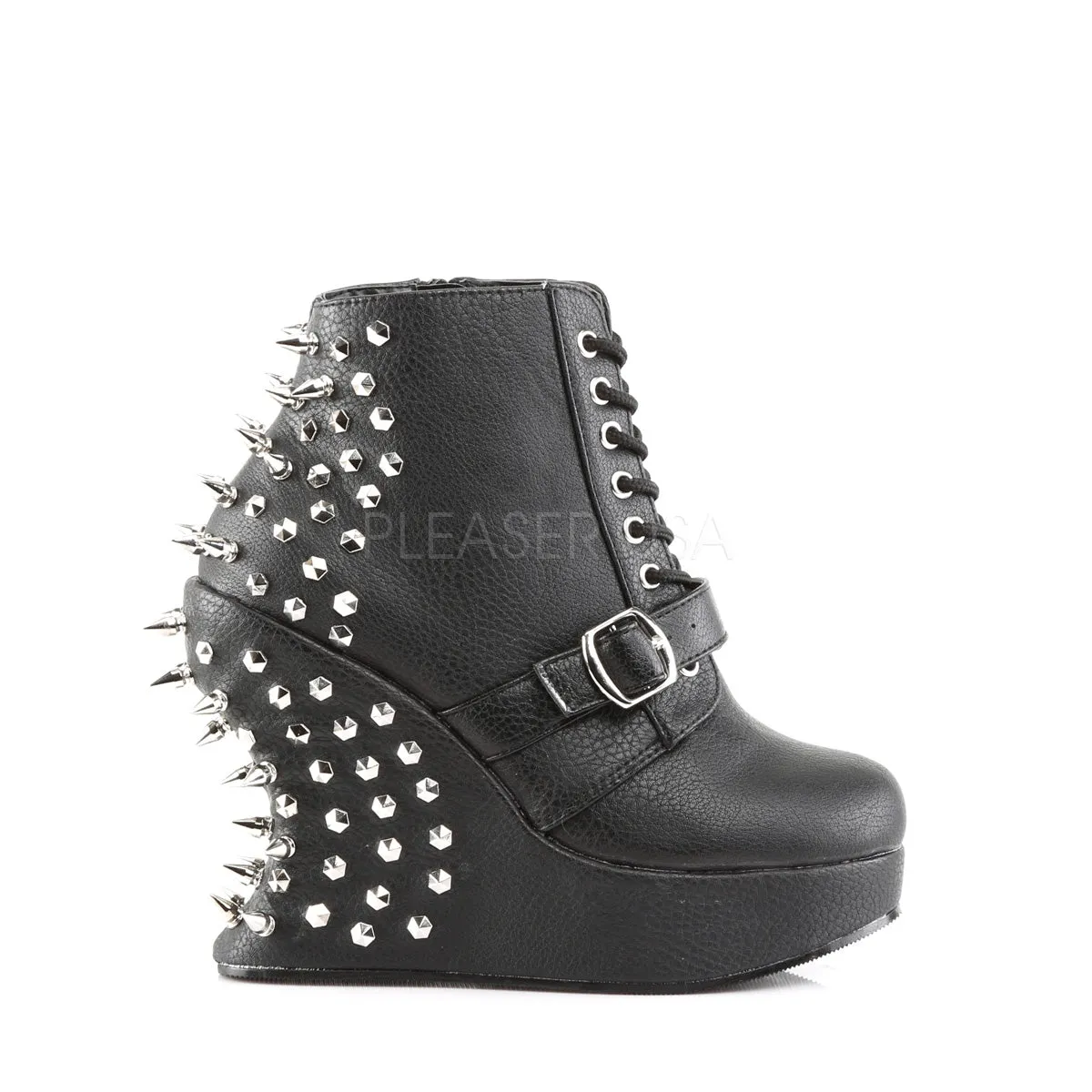 BRAVO-23  Black Vegan Leather