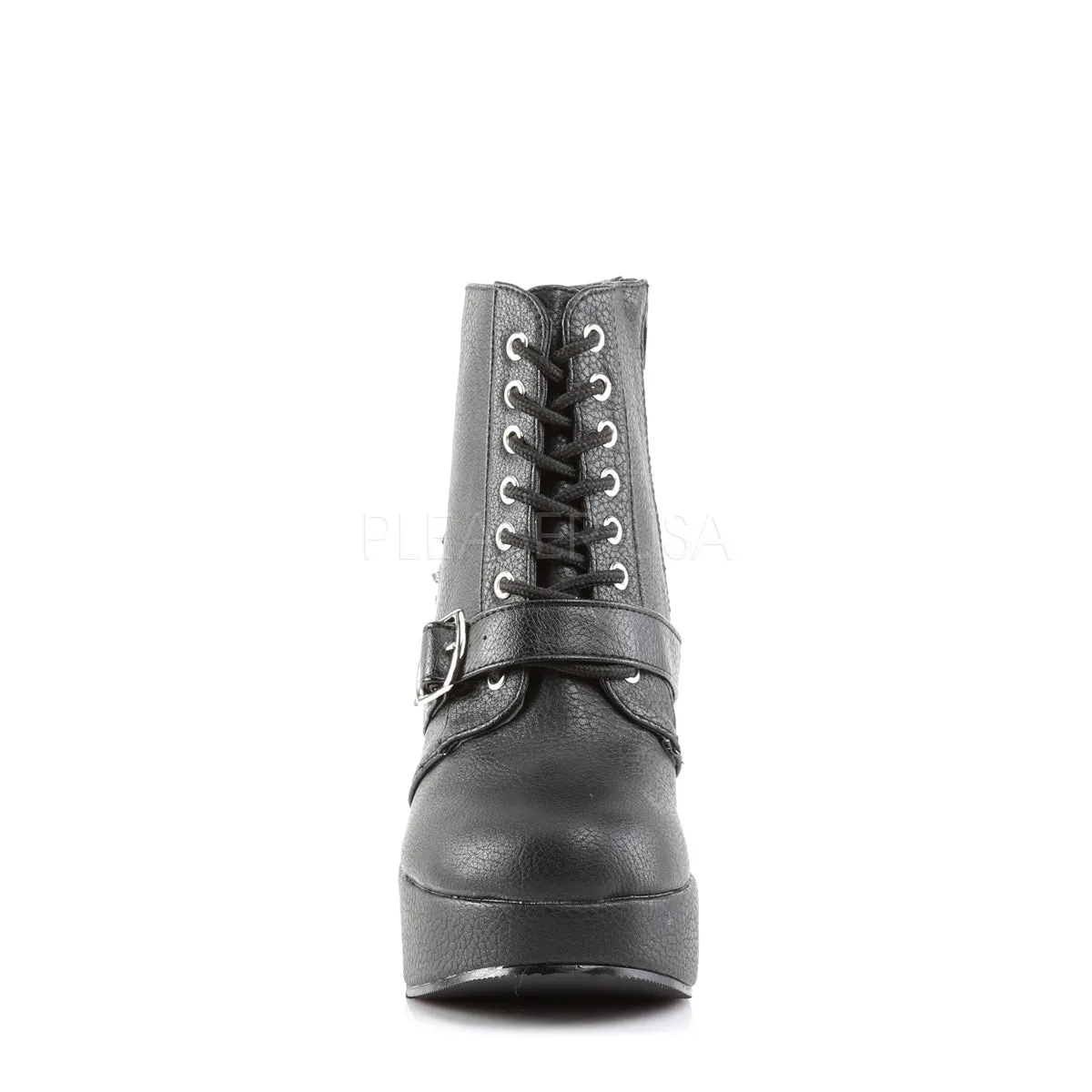 BRAVO-23  Black Vegan Leather