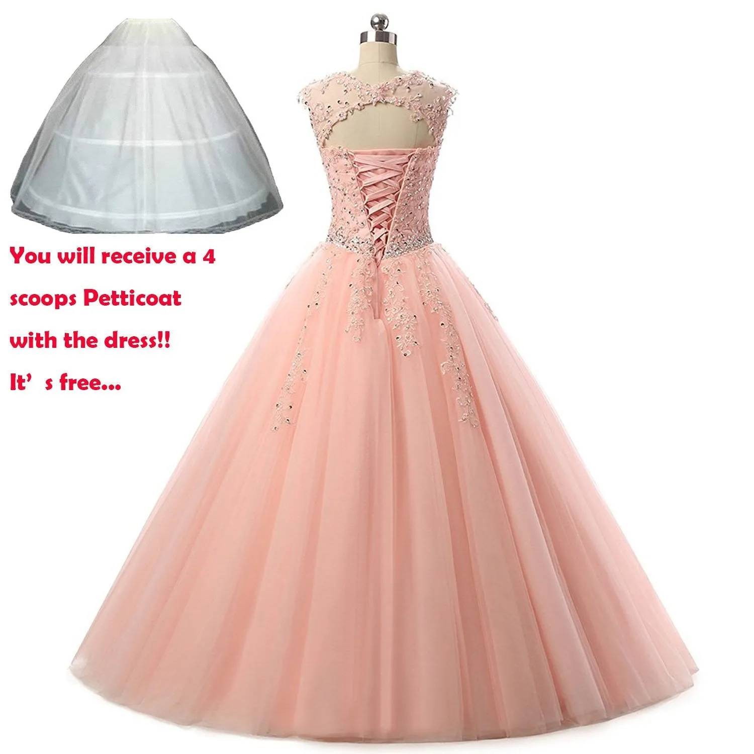 Cap Sleeve Quinceanera Dresses