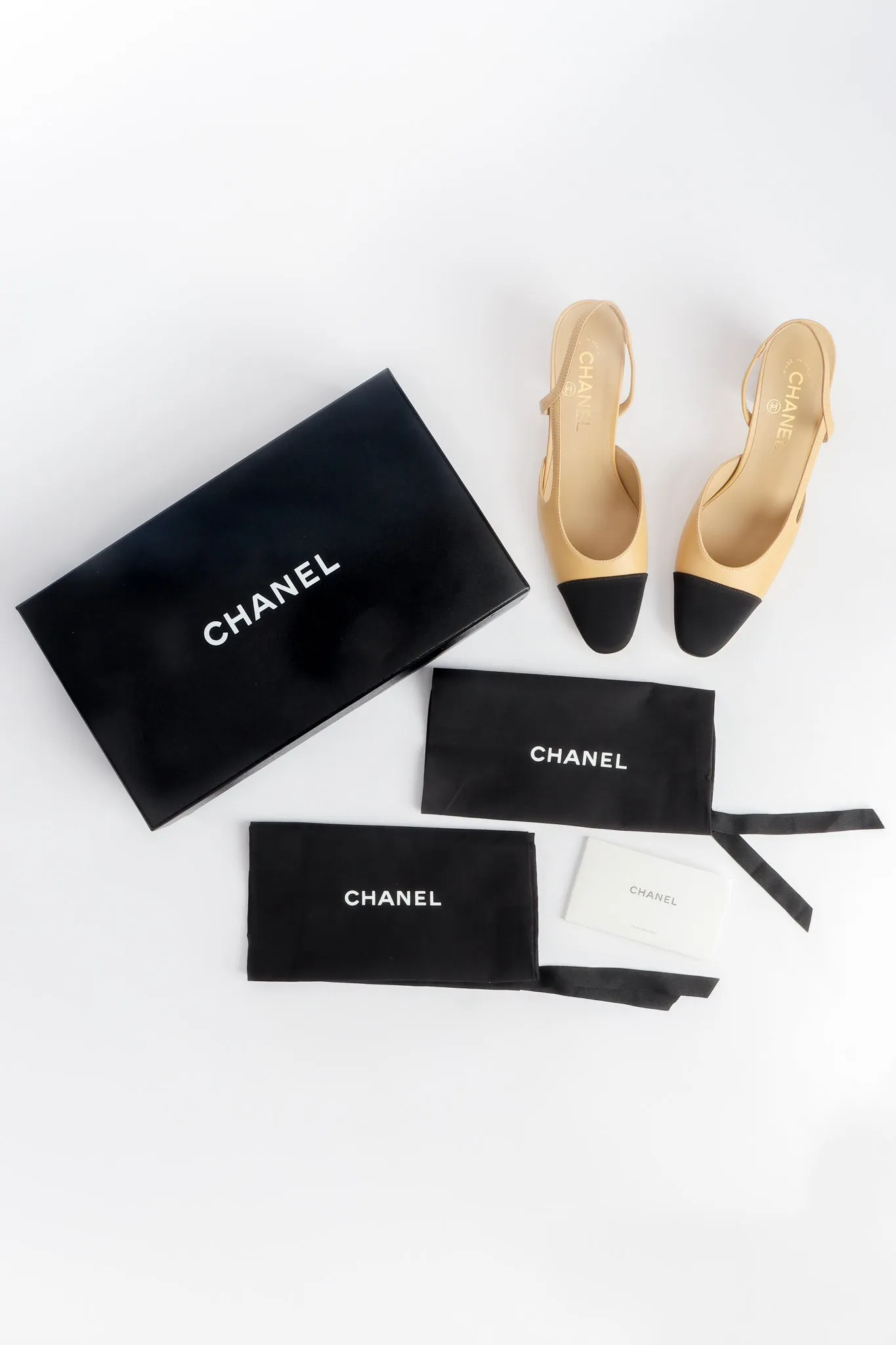Cap Toe Slingback Heels
