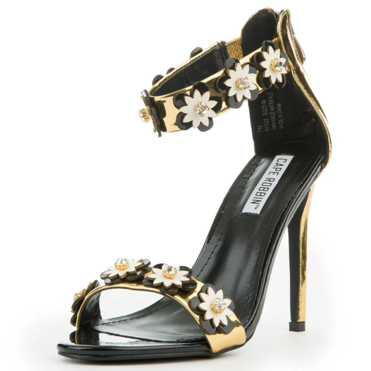 Cape Robbin Suzzy-64 High Heel Gold