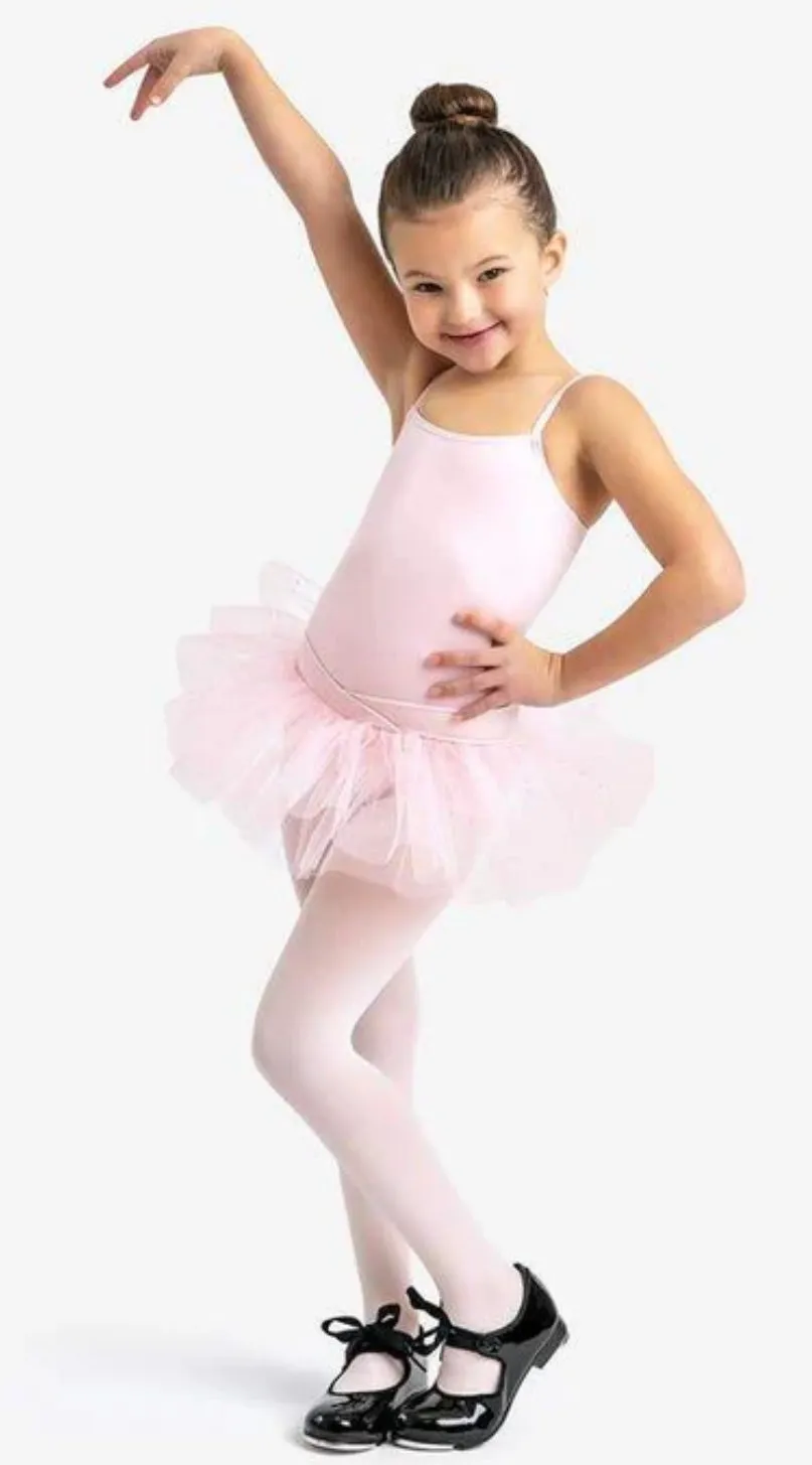 Capezio Belted Pale Pink Tutu with Bow: Size