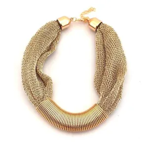 Charm Collar Choker Chunky Necklace