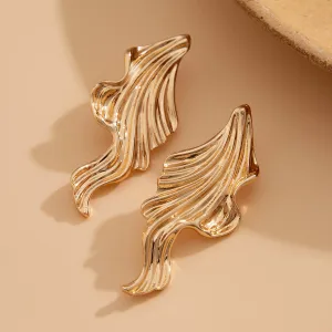 Chic Chunky Koi Fish Stud Earrings