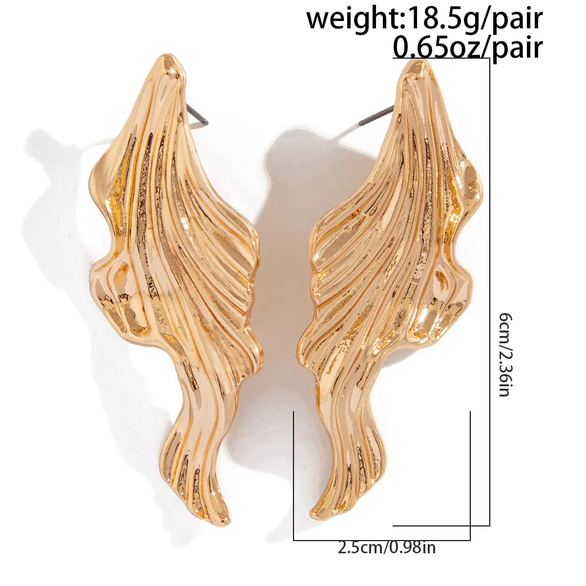 Chic Chunky Koi Fish Stud Earrings