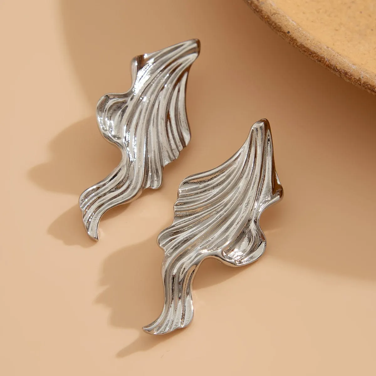 Chic Chunky Koi Fish Stud Earrings