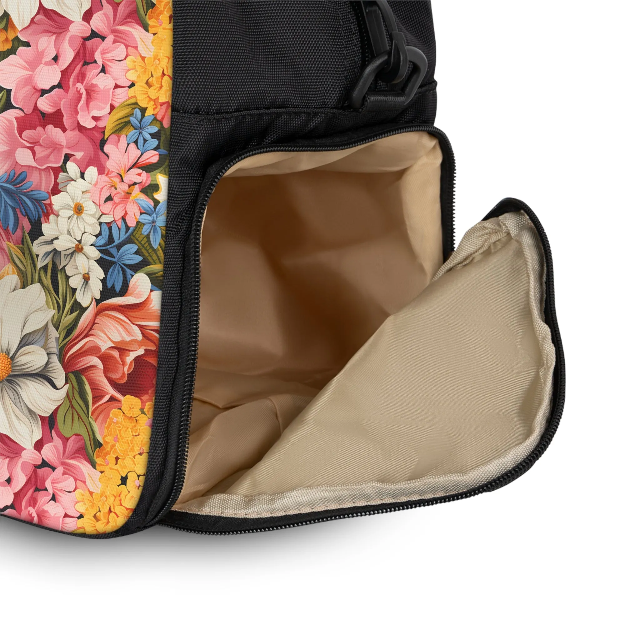 Chic Floral Fitness Gym Bag - Timeless Elegance, Everyday Function: Carry the Charm of English Gardens.