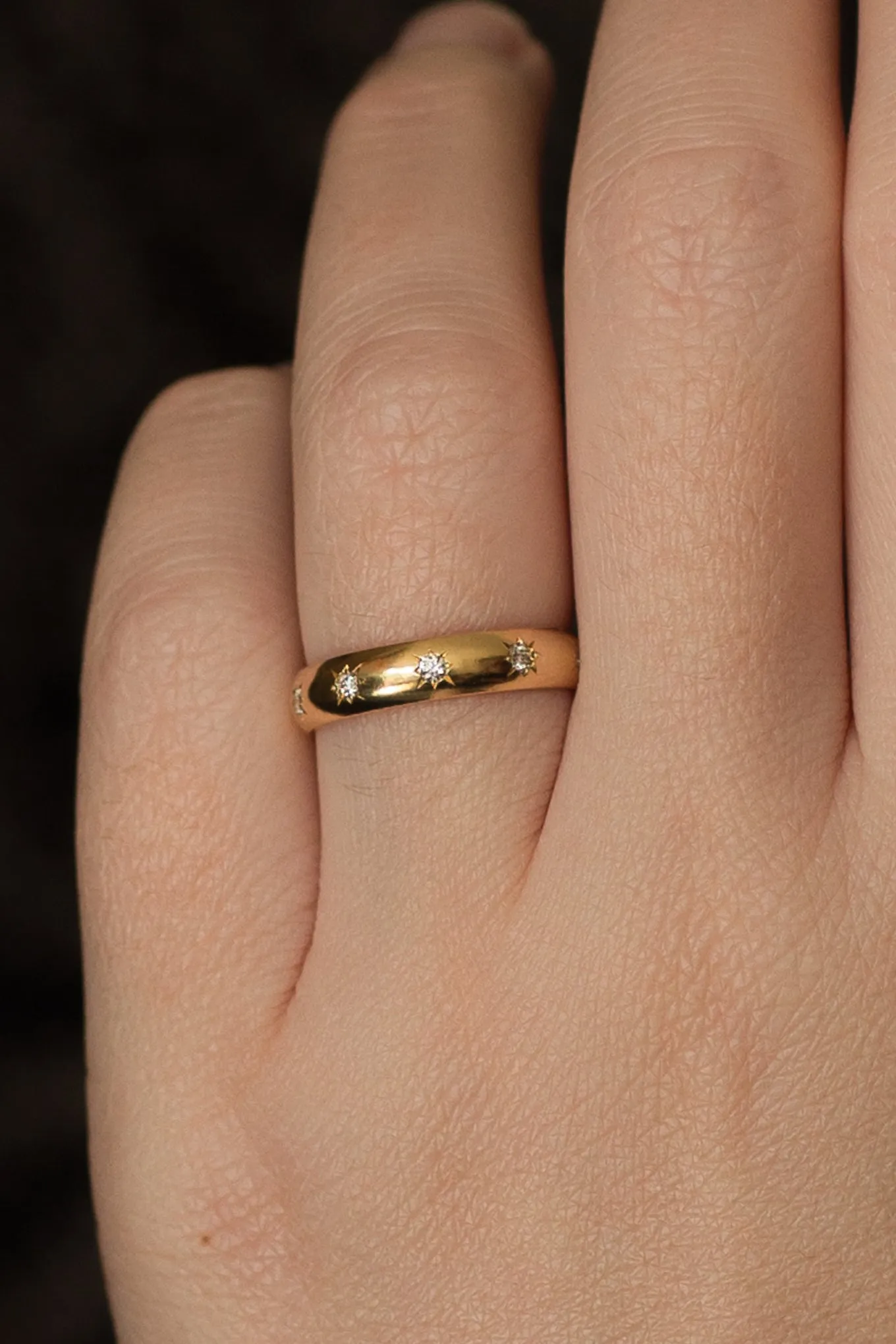 Chunky Cloak Band - 4mm with Diamonds