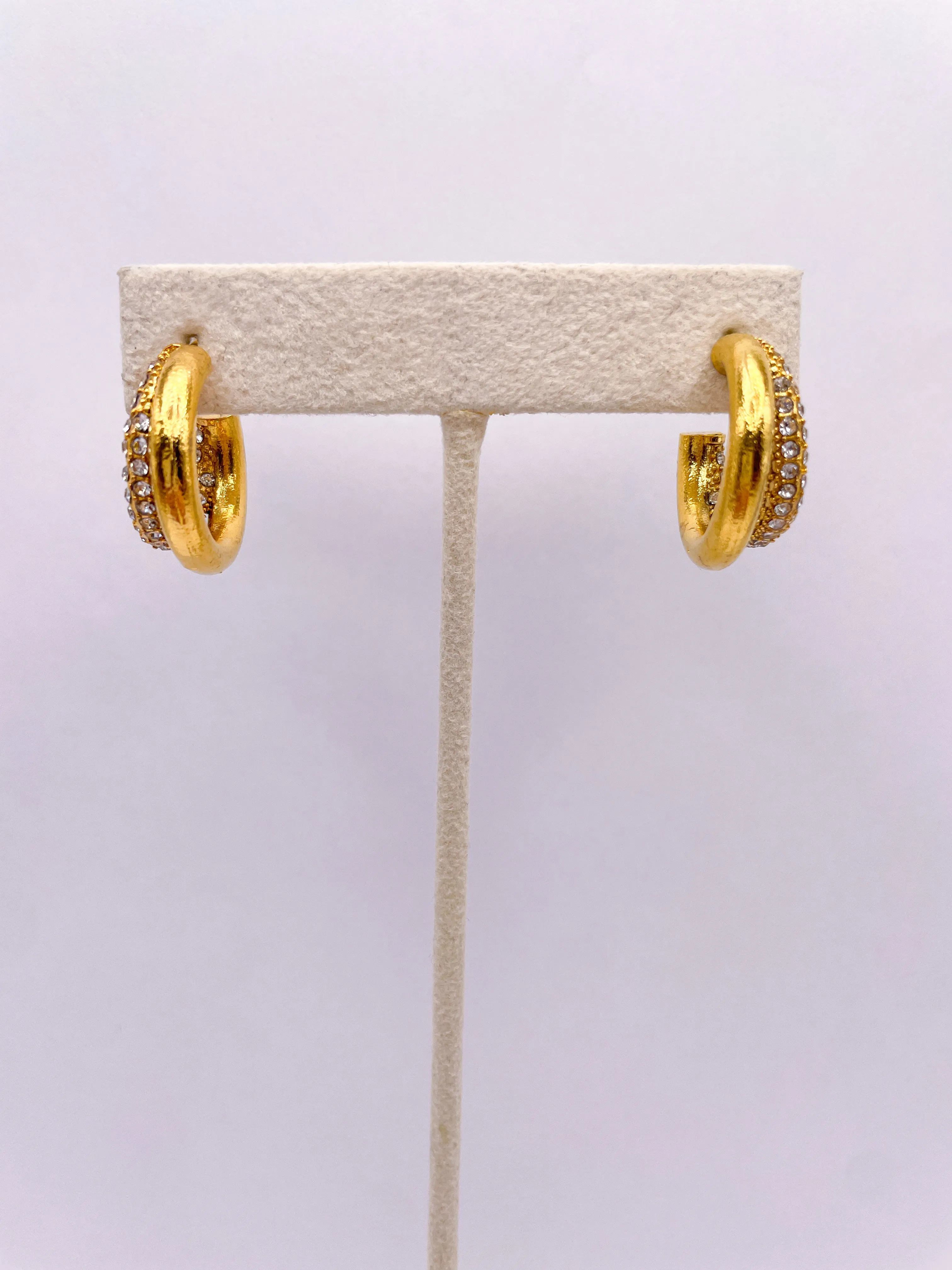 Chunky Double Hoop Earring