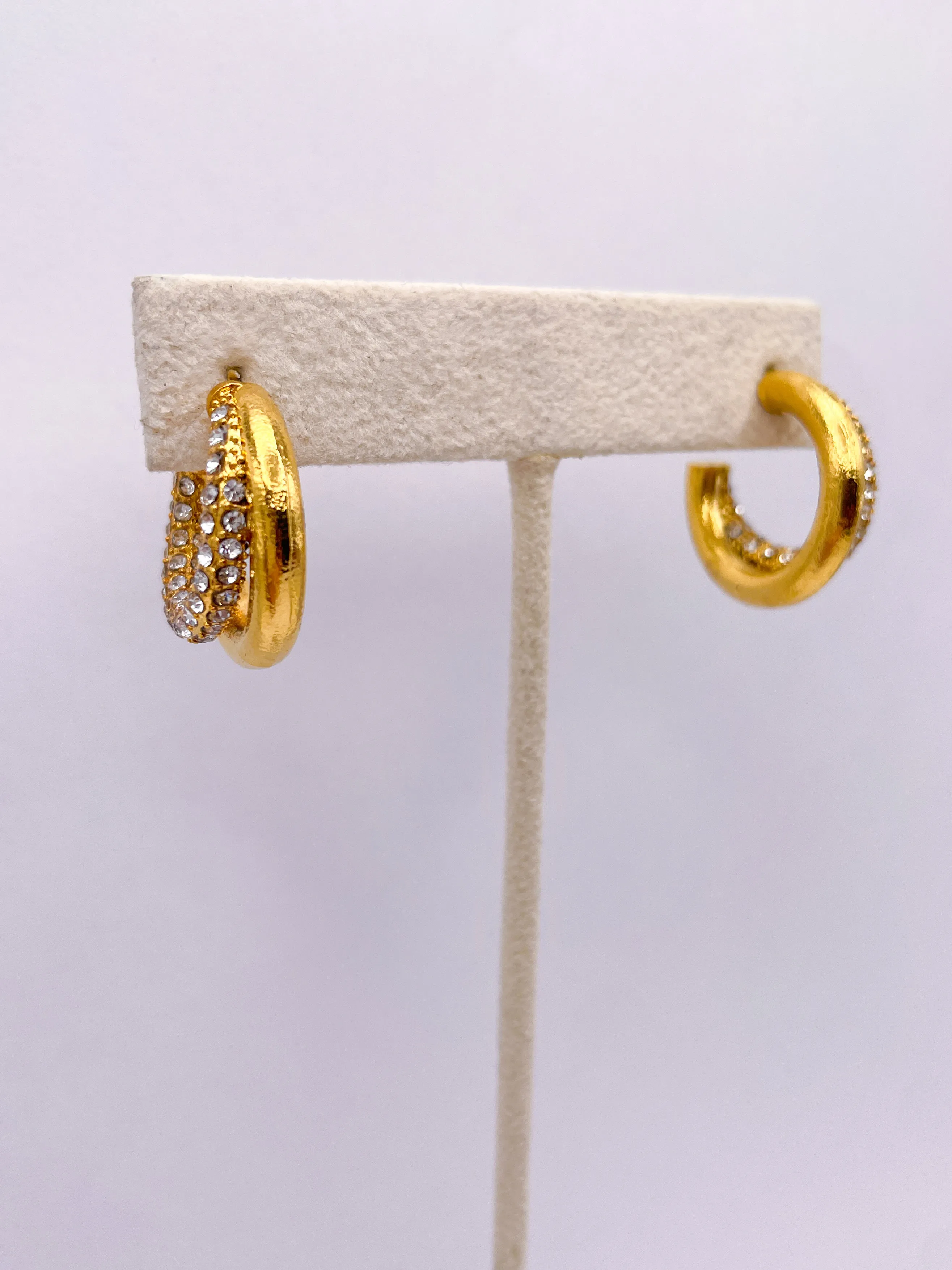 Chunky Double Hoop Earring