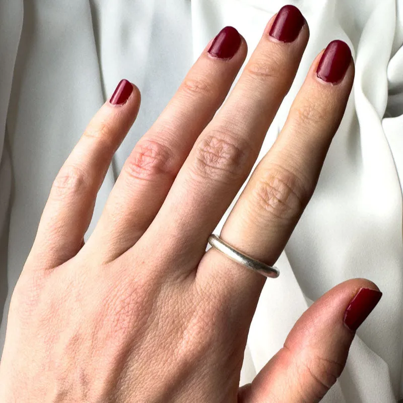 CHUNKY MATT, ring silver 3mm
