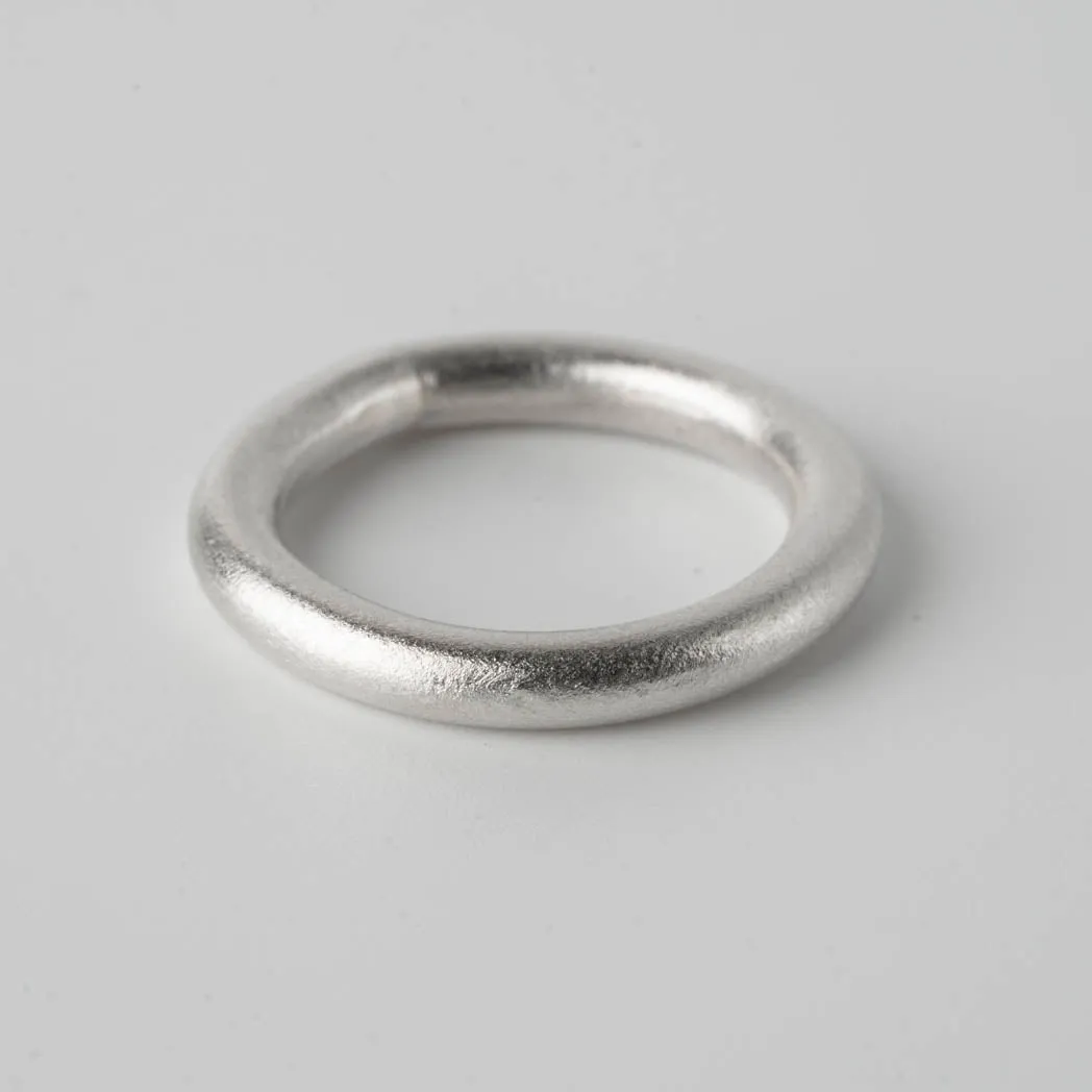 CHUNKY MATT, ring silver 3mm