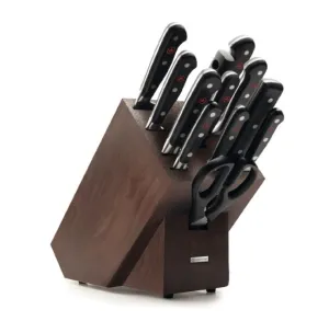 Classic 13-Piece Knife Block Set Dark Brown
