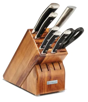 Classic Ikon 8pc Block Set- Acacia