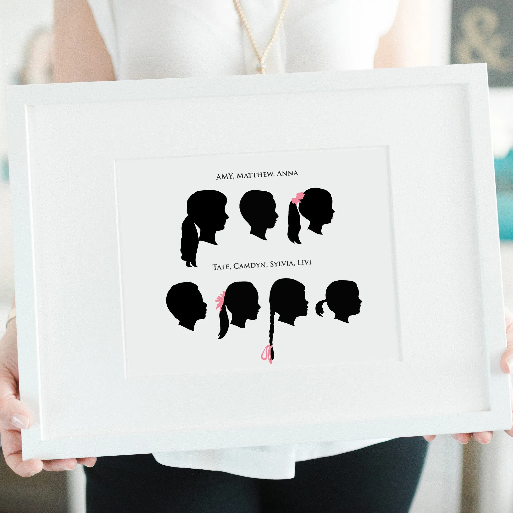 Classic Silhouette Portrait - Multiple | Vana Chupp Studio