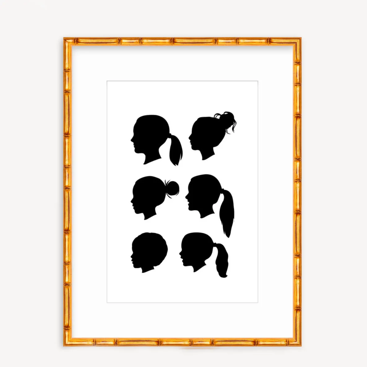 Classic Silhouette Portrait - Multiple | Vana Chupp Studio