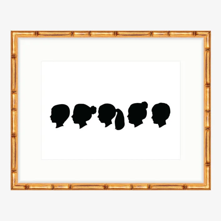 Classic Silhouette Portrait - Multiple | Vana Chupp Studio