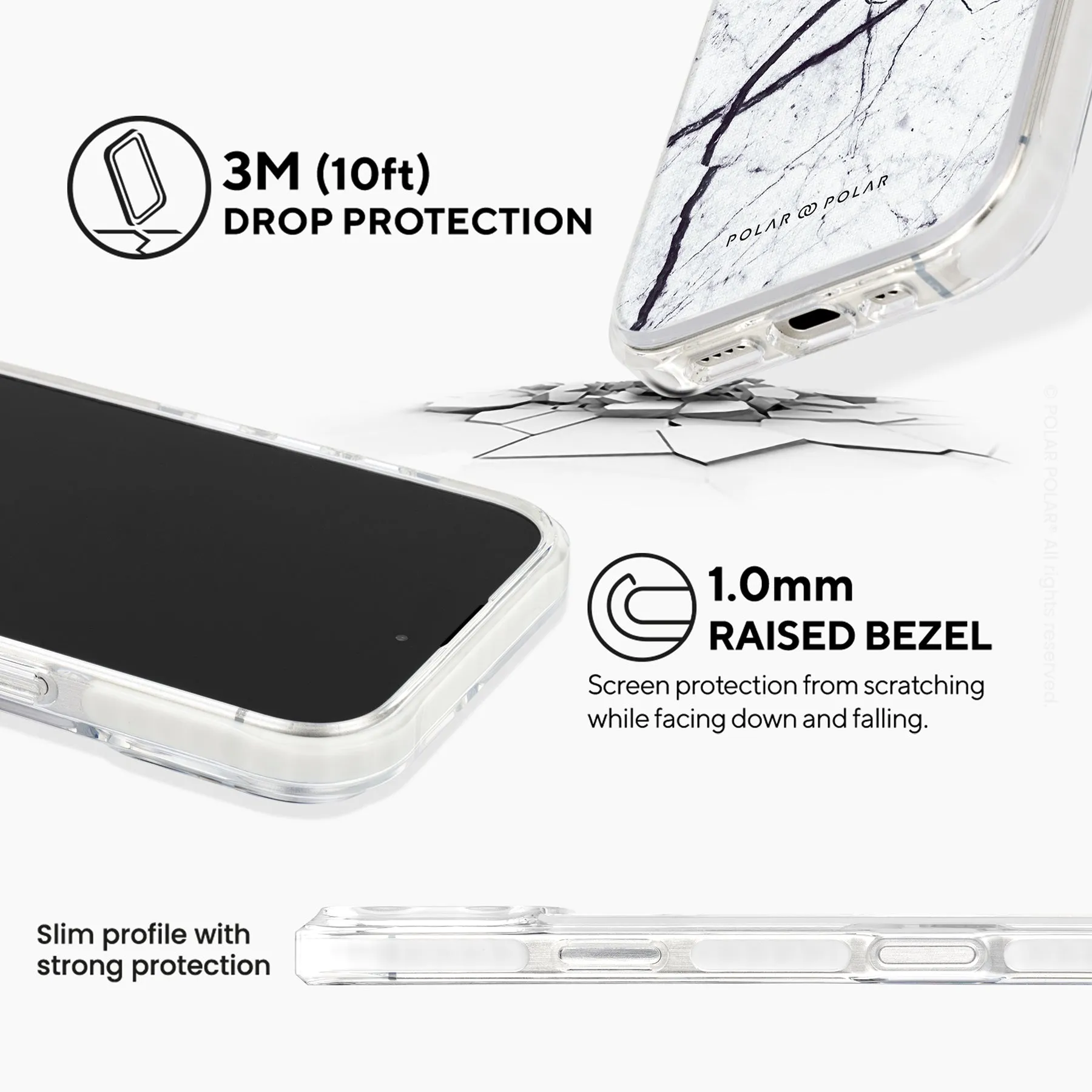 Classic White - iPhone 16 Pro Max Clear Bumper MagSafe Case