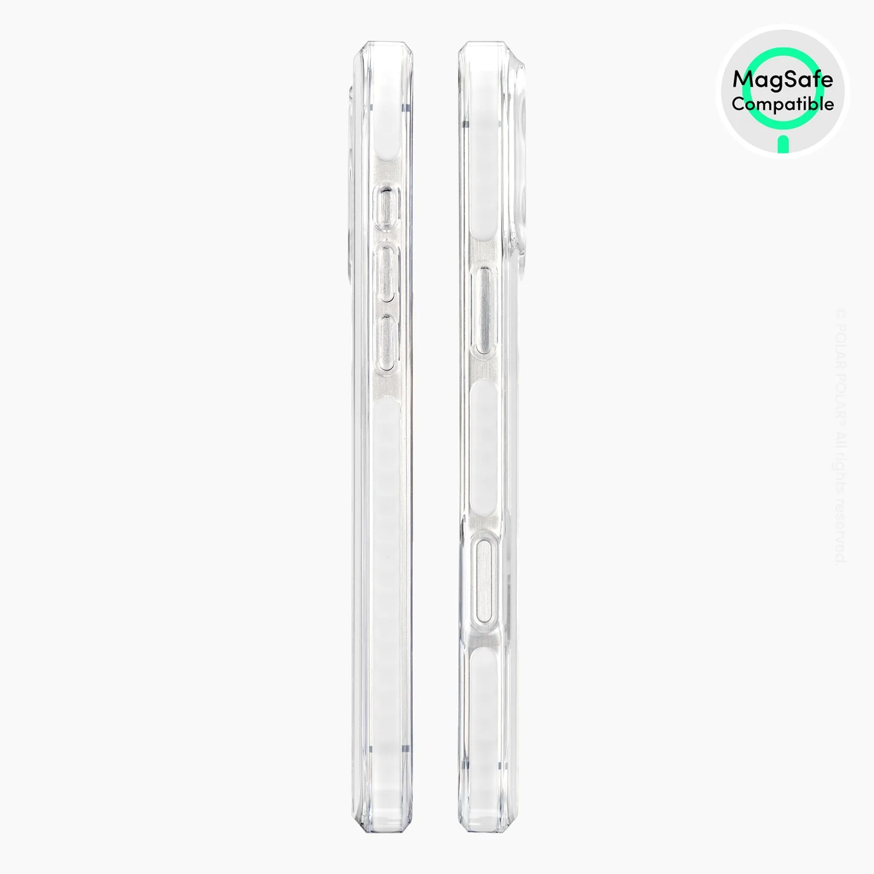 Classic White - iPhone 16 Pro Max Clear Bumper MagSafe Case