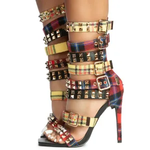 Clue-Mlt Strappy High Heel