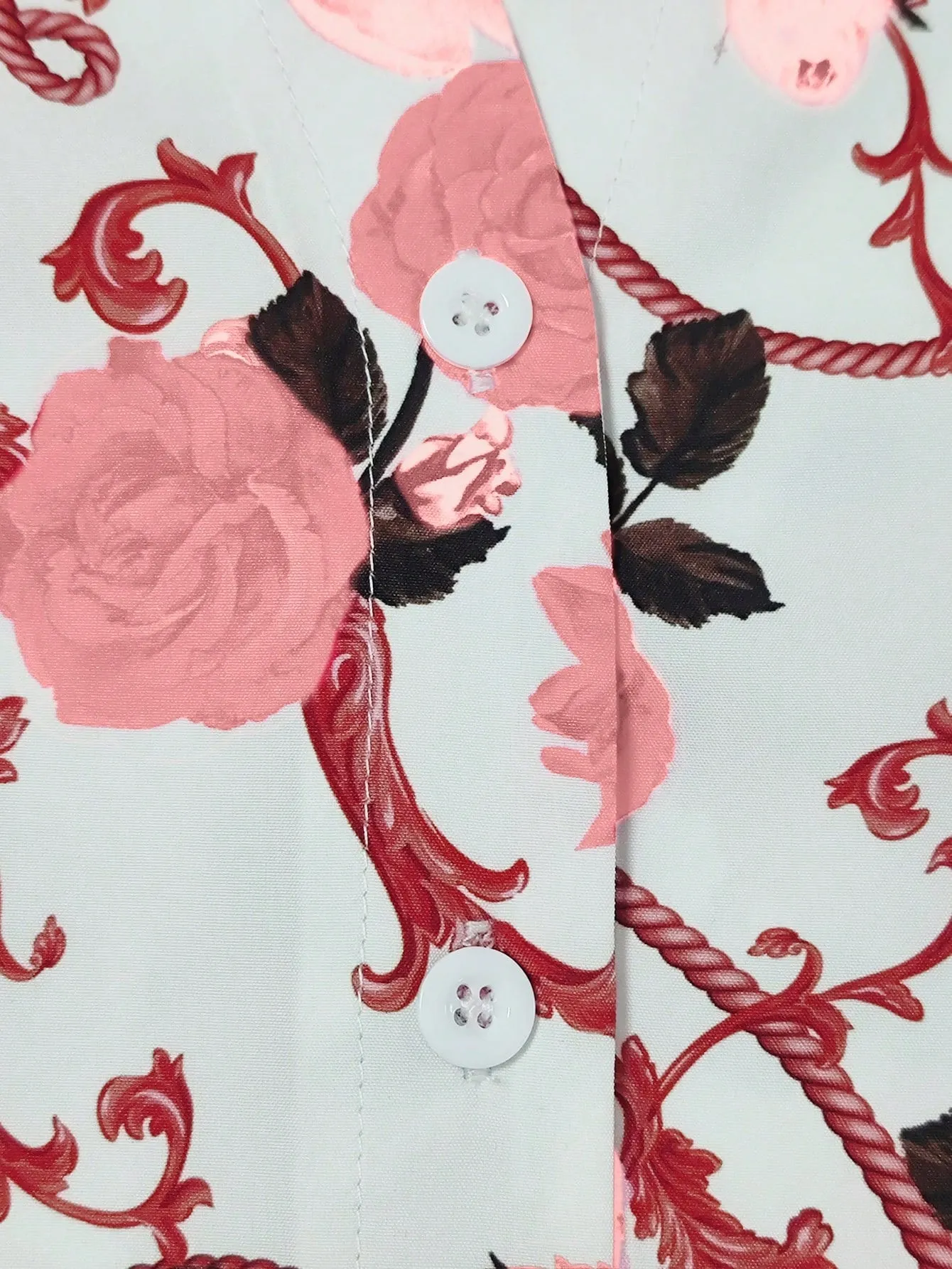 Conjunto de blusa floral y pantalones - Cherry Vibes
