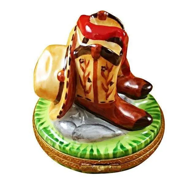 Cowboy Accessories limoges box