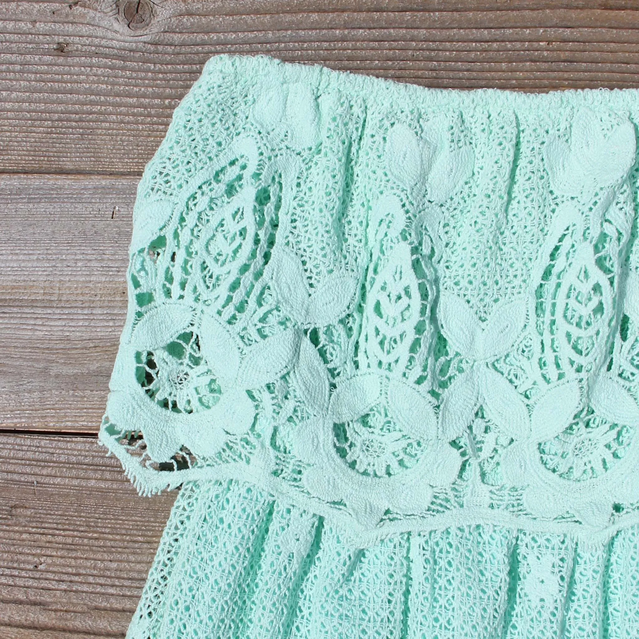 Coyote Lace Dress in Mint